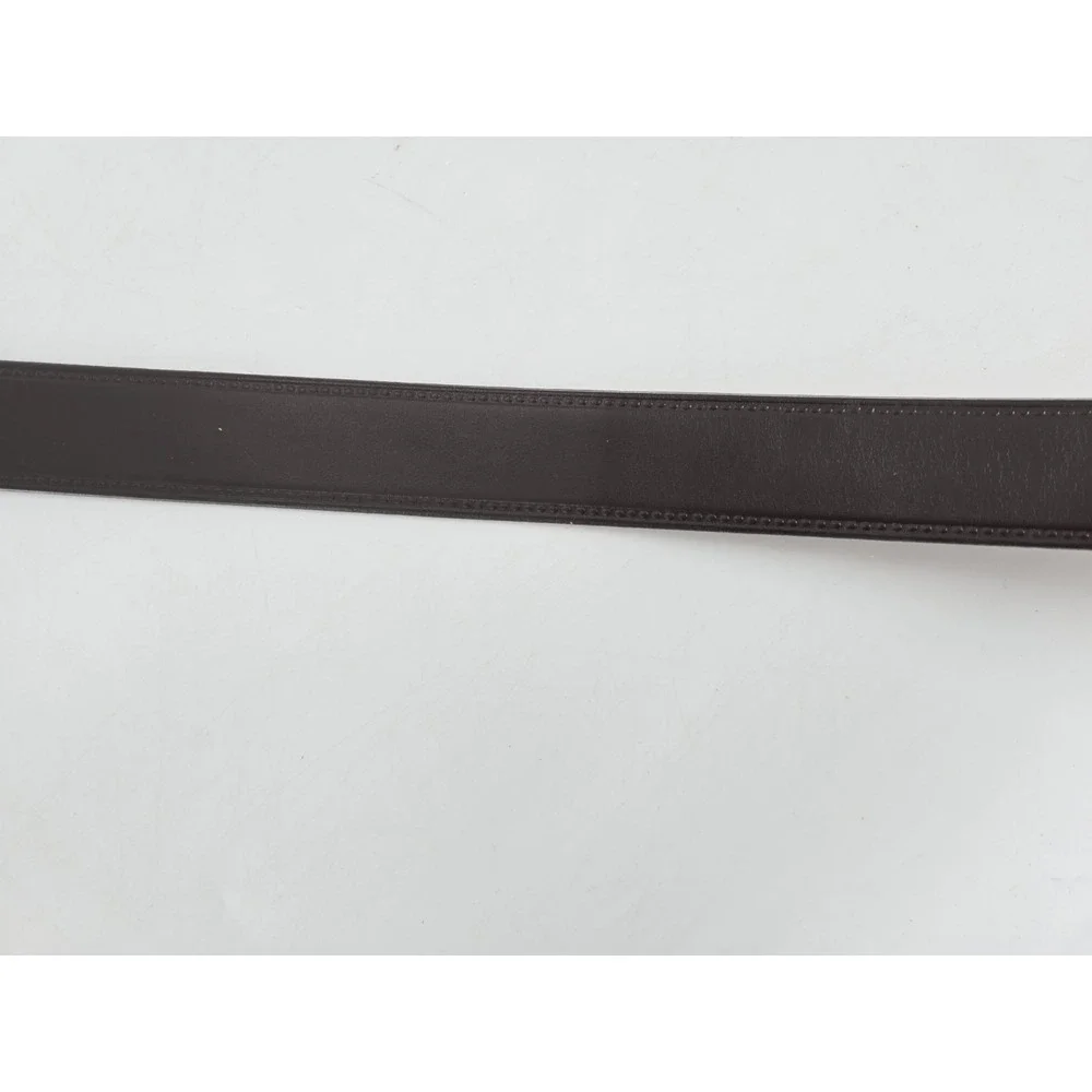 NEW VTG Brown U.S.A Belt Genuine Top Grain Cowhide Leather‎ - Gold Sz 40 - 5092